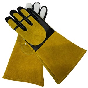 Guantes de trabajo personalizables antideslizantes a un precio competitivo para uso informal al aire libre Logotipo Seguridad industrial de cuero de alta calidad - Product Image 1
