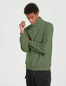 Haut d'entraînement à fermeture éclair 1/4 pour homme |   Sweat-shirt de sport respirant en molleton français - Product Image 4