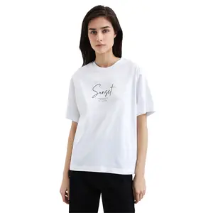 Hot Selling Women's T-shirts "Basic-3" Made In Uzbekistan Manufacturer Price Women's T-shirts