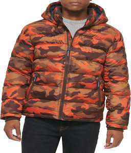 Ropa de abrigo ligera personalizada para hombre, chaquetas acolchadas de burbujas con capucha y decoración de bolsillos, condición de tela al por mayor nueva - Product Image 1