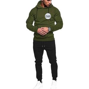 Ensemble 2 pièces de survêtements pour hommes, survêtement de sport complet décontracté et athlétique - Product Image 6