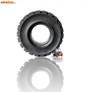 林德叉车零件实心橡胶轮胎5.00 8热卖轴承强度用于叉车最佳质量轮胎制造
