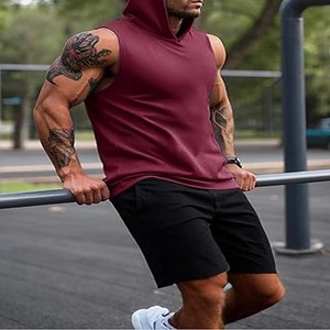 Camiseta sin mangas de verano para hombre, camiseta de gimnasio de punto informal, chaleco sin mangas de Material suave, elástico hecho por Dress Sports - Product Image 5