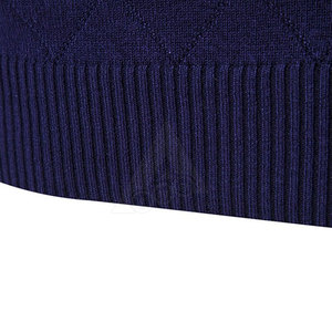 Sweat-shirt décontracté pour homme en coton respirant de haute qualité, doublé polaire, pour l'hiver, motif uni, teinture unie - Product Image 6