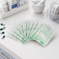 Sacs à médicaments personnalisés imprimés, petits sacs de pharmacie en LDPE 10x15cm pour l'emballage