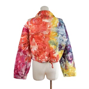 แจ็กเก็ตยีนส์ขาดๆสำหรับผู้หญิง2025พอดีและยั่งยืน - Product Image 2