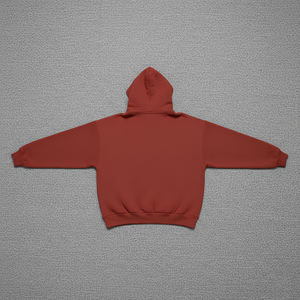 เสื้อฮู้ดดี้ผู้ชายทรงหลวม สีพื้น ผ้าหนานุ่ม 100% ผ้าฝ้ายฟลีซ สไตล์ฮิปฮอป แฟชั่นทันสมัย ราคาส่งถูก - Product Image 3