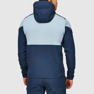 OEM Custom Windbreaker Tracksuit Two Piece Set Zip up <b>Jacket</b> 3M Reflective Sweatsuit Nylon Zipper Sweat <b>Track</b> Suit <b>Men</b> - Product Image 4