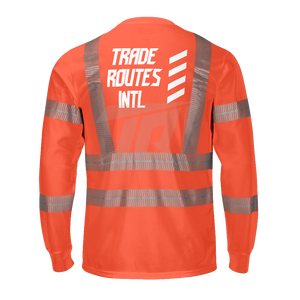 Ensemble de vêtements de travail de protection de sécurité extérieure professionnelle chemise boutonnée à bavette réfléchissante Durable col rond résistant aux intempéries - Product Image 4