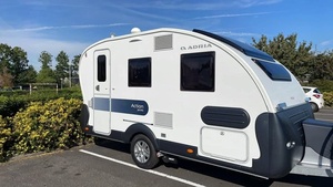 Remolque de campamento de alta calidad Mini Teardrop Mini Caravan Travel Camper Camping Trailers con ducha a la venta a Europa EE. UU. - Product Image 5