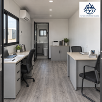 Villa Modulaire en Acier de Luxe de 40 pieds, Entièrement Meublée, Type Apple Pod House, pour Hôtels de Vacances et Séjours Premium