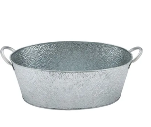 ถังน้ำแข็งสแตนเลสสำหรับงานปาร์ตี้, ถังแช่เครื่องดื่มชุบสังกะสีทำจากโลหะ - Product Image 2