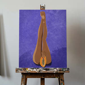 Diseño de naturaleza muerta moderno: Mi Papaya - Product Image 4