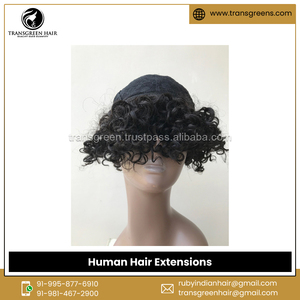 วิกผมหยิกแบบบ๊อบสั้นยังไม่ผ่านกระบวนการทำจาก100% ผมคนยาว - Product Image 3