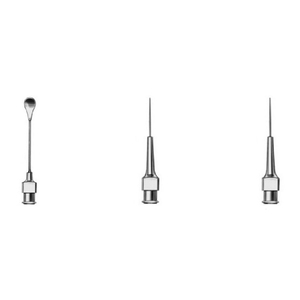 Irrigador Cranz Sterling Anel, cánula lacrimal recta de calibre 23, hecha de acero inoxidable, instrumentos oftálmicos - Product Image 1