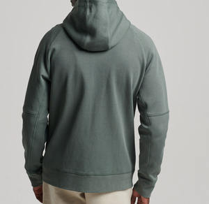 ODM/OEM Plain Hoodie <b>Retro</b> Street Solid Color Cardigan High Quality 100% Pure Cotton Winter Season Loose logo Sp5derr Hoodie Man - Product Image 2