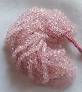 Cuentas de cuarzo rosa natural, cuentas de piedras preciosas personalizadas sueltas para la fabricación de joyas, suministros orgánicos con forma de melón tallado - Product Image 5