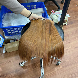 Bundles de cheveux humains vietnamiens droits en os orange, extensions de cheveux humains de qualité supérieure Super soyeux et lisses 100% vrais cheveux - Product Image 1