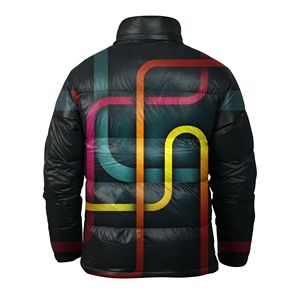 Venta al por mayor de chaquetas de invierno personalizadas para hombre de algodón cálido recortado Puffer Puff burbuja sublimación impresión cremallera cierre transpirable característica - Product Image 2