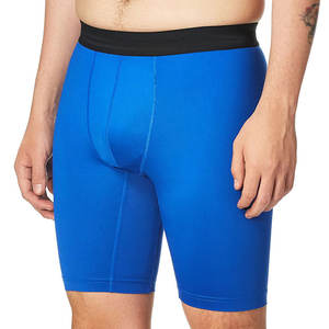 กางเกงขาสั้นผู้ชายแบบรัดรูป ระบายความชื้น ผ้ายืด สำหรับวิ่ง ฟิตเนส และการฝึกซ้อม - Product Image 1