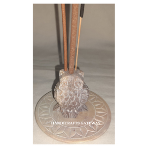 Artesanía de forma Rectangular de esteatita antigua de soporte de palo de incienso en uso diseñado Floral para la decoración del hogar y del templo - Product Image 4