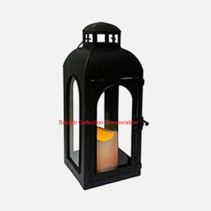 <b>Vintage</b> Bronze Lantern With Flameless Candle Holder Decorative Hanging Tabletop <b>Lamp</b> For Home Decor Festivals & Parties - Product Image 5