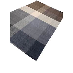 Tesoro Large Size Handmade <b>Wool</b> Rugs Beige & <b>Brown</b> PHWL-267 Abstract Rectangle Pattern for Home Entryway & Teenagers' Use - Product Image 2