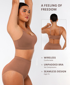 <span class=keywords><strong>Sujetador</strong></span> push-up cómodo de servicio personalizado de alta calidad a la moda para mujer, ropa interior deportiva para mujer, talla grande - Product Image 4