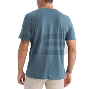 Camiseta Casual de Manga Corta para Hombre, Corte Regular, Precio al por Mayor, Tela de Algodón Transpirable de Alta Calidad, Logotipo Personalizado Impreso - Product Image 2