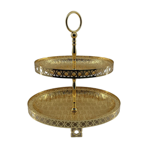 Soporte decorativo de madera para servir de Metal, mesa de diseñador, suministros de accesorios de decoración de cumpleaños y Aniversario - Product Image 5