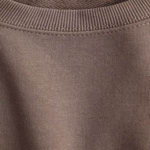 Sweat femme unisexe Logo personnalisé sweat à capuche surdimensionné col rond Streetwear haut court pull tricoté pull col rond OEM - Product Image 3