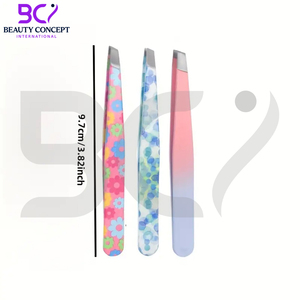 ชุดแหนบปลายเฉียงสแตนเลสสตีล ทนทาน สำหรับตกแต่งทรงคิ้ว  เครื่องมือกรูมมิ่งความแม่นยำสูง สำหรับผู้ชายและผู้หญิง ใช้ได้หลากหลาย สำหรับขนคิ้วที่งอกใน - Product Image 3