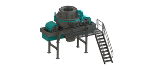 Vertical Shaft Impact Crusher <b>Machine</b> VSI 60-90 T/H Sand Making <b>Machine</b> Bearing PLC Gearbox Pump Engine Motor High Productivity - Product Image 3