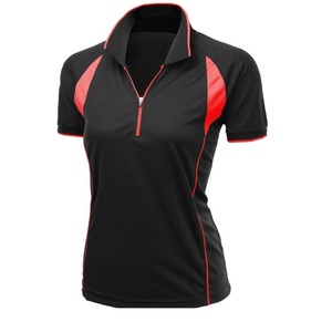 เสื้อกอล์ฟลำลองสำหรับผู้หญิงขายส่งสำหรับฤดูร้อน ทรงเข้ารูป แขนสั้น ผ้าฝ้ายผสมโพลีเอสเตอร์ พิมพ์ลายดิจิตอลแบบระเหิด รับสกรีนโลโก้ - Product Image 1