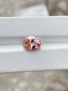 Piedra de corte ovalado de morganita de Color Bio Natural muy rara certificada de 10X8 MM con excelente Color Berilo Natural 2,68 quilates Lupa limpia - Product Image 4