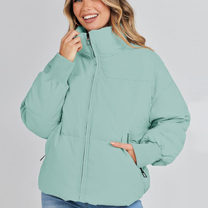 Doudoune pour femmes design épais isolé pour l'extérieur et les voyages Veste d'hiver chaude et imperméable coupe-vent élégante - Product Image 1