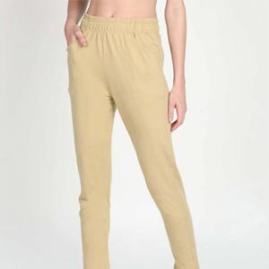 Pantalones de chándal ajustados modernos para mujer con cintura elástica Moda de invierno elegante y cómoda con estilo frontal plano y bolsillos - Product Image 6