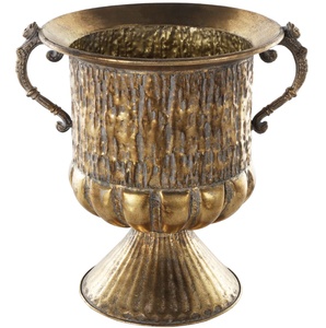 Maceta y jarrón de Metal hechos a mano para decoración de jardín, nuevo diseño, accesorios decorativos florales para exteriores - Product Image 1