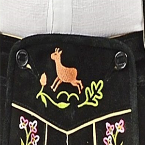 Lederhosen en cuir suédé véritable pour hommes, style bavarois, pour l'Oktoberfest, personnalisables, décontractés, unis, OEM, séchage rapide, MESS SPORTS - Product Image 4