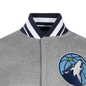 Vente chaude Gris Broderie Personnalisée Conception Varsity Hommes Vestes Letterman Homme Vestes Causal Hiver Vestes pour homme Respirant - Product Image 4