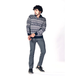 2022 Custom Men's <b>Quarter</b> <b>Zip</b> Fleece Pullover Sweatshirt Knitted Golf Mock Neck <b>Sweater</b> Logo Decoration Various Sizes Colors - Product Image 2