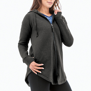 Sudadera Larga de Invierno para Mujer Streetgrace, Personalizable OEM, Talla Grande, Transpirable, con Forro Polar, Disponible con Marca Privada - Product Image 5