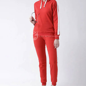 Conjunto Deportivo de Dos Piezas con Capucha para Mujer, para Uso Diario, Correr, Hacer Ejercicio, Suave, Ecológico, Estilo Urbano, Invierno, 100% Algodón Felpa - Product Image 4