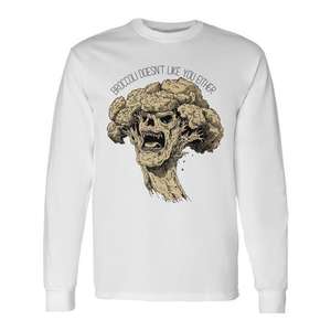T-shirt promozionale a maniche lunghe Broccoli Boogeyman Premium - Product Image 1