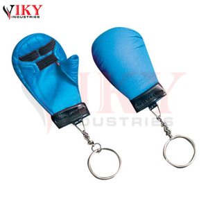 Fabriqué au Pakistan OEM Service 2025 Mini cuir de haute qualité avec porte-clés Mini gant MMA personnalisable en métal en acier inoxydable - Product Image 2