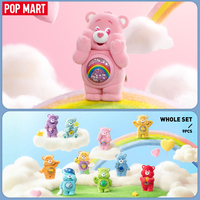 POP MART pour Care Bearr Peluche Boîte Mystère Thème Animal Série Hugs Colorés Boîte Mystère Aléatoire à Collectionner pour la Maison