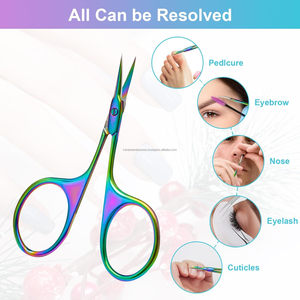 กรรไกรตัดเล็บสแตนเลสโค้งเคลือบไทเทเนียมหลายชั้น สำหรับทำเล็บมือและเล็บเท้า คมกริบ สวยงาม รับทำโลโก้ตามสั่ง - Product Image 5