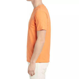 2024 camisetas lisas de diseño personalizado para hombres 220 gramos de alta calidad de punto Formal al por mayor precio razonable servicio OEM sólido - Product Image 4