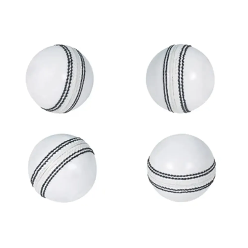 Hochwertiger weißer Cricket ball 6er-Pack für Tag oder Nacht Internat ional Standard Cricket und Übungs schläger Friendly Hard Ball