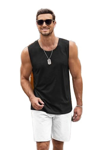 Vente en gros 100% coton Débardeur de fitness pour hommes, vêtements de sport, séchage rapide, respirant, écologique, délavé avec logo personnalisé - Product Image 2